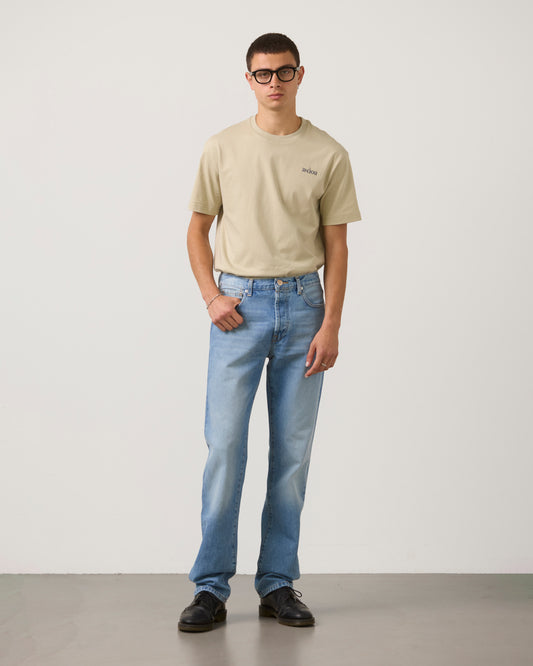 Jeans Straight Loose Fit - Light Blue
