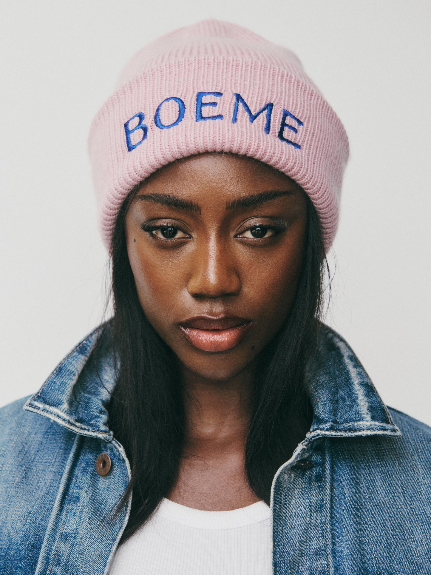 Pink & Blue Beanie