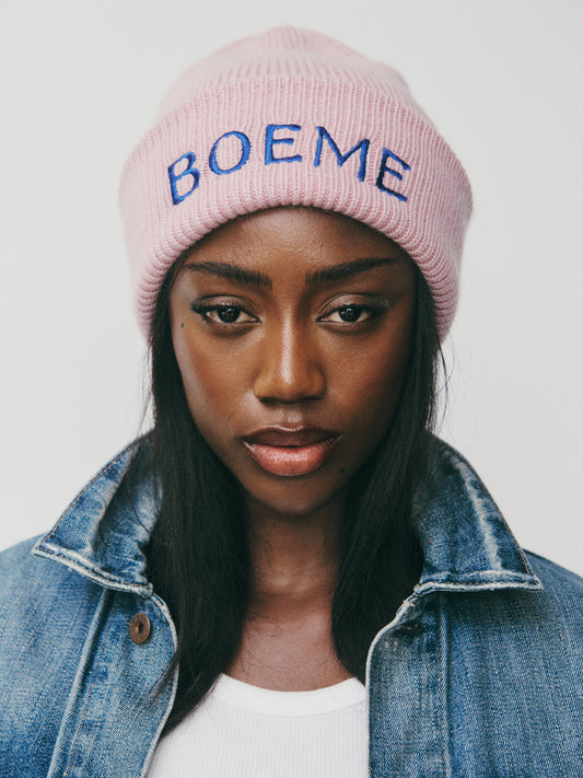 Pink & Blue Beanie