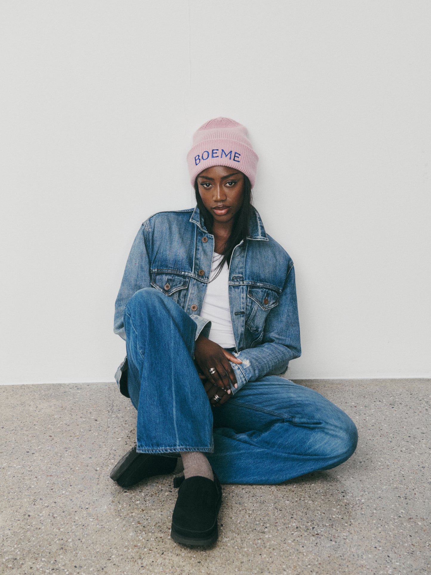Pink & Blue Beanie